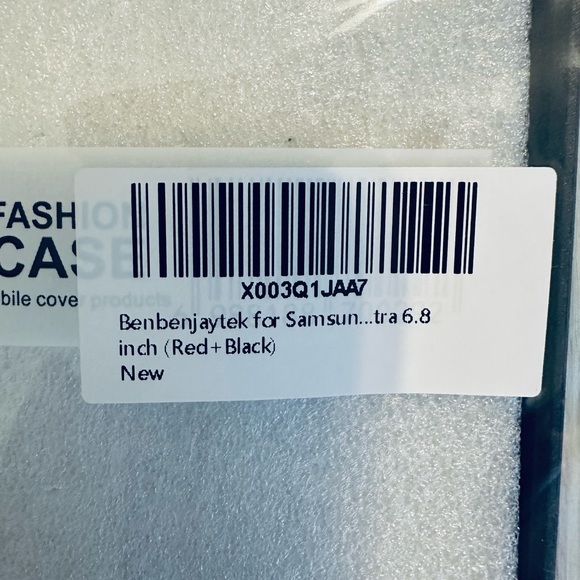 NWT Benbenjaytek Phone Case for Samsung 23 Ultra / Red & Black - Picture 3 of 3